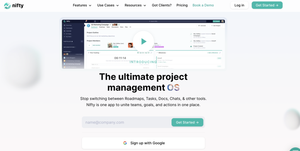 Nifty Homepage