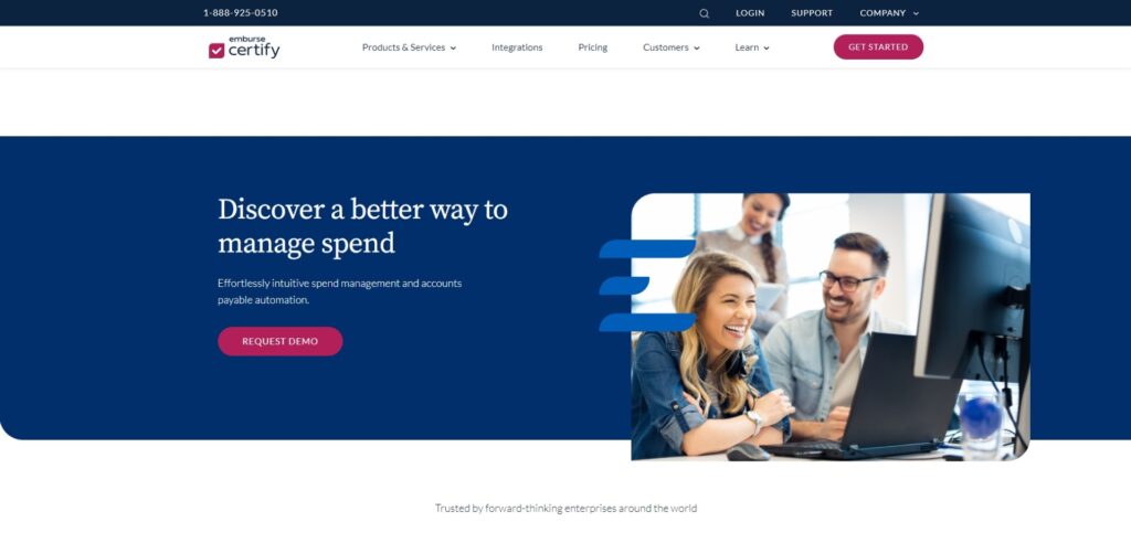 Certify homepage