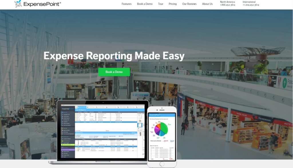 Expense point homepage