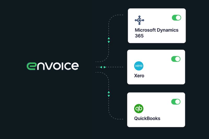 vector image of Envoice integration
