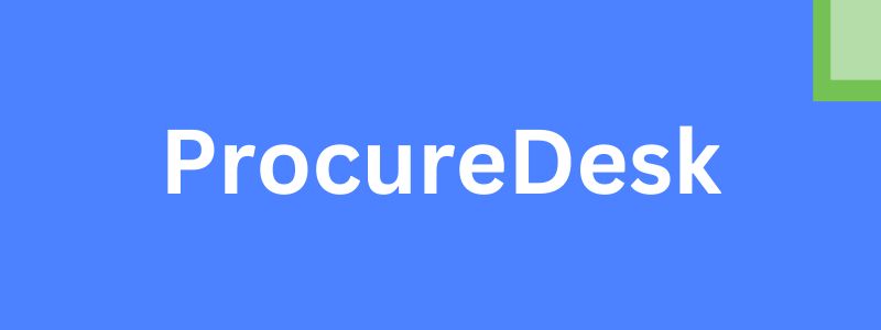 The ProcureDesk logo, an electronic invoice approval software.