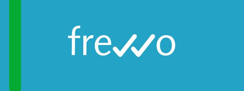 The frevvo logo, an electronic invoice approval software